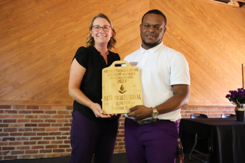 New Professional of the Year – Trevion Burks, Student Conduct Coordinator